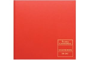 Collins 150/24.1 - Libro contable (96 páginas, 41 líneas por página), rojo