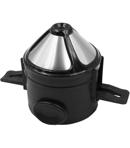 2 stuks Herbruikbare Pour Over Koffiefilter, Roestvrij Staal