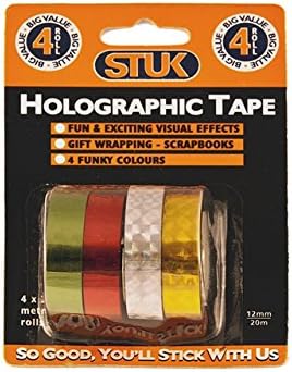 STUK Holographic Tape 4-pack 12mm/20m (U-G5178 HT4AR)