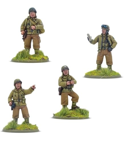 Warlord Games Comandantes De Pelotón Del Ejército Japonés, Miniaturas De Resina A Escala De 28 Mm Para Acción De Pernos Altamente Detalladas, Miniaturas De La Segunda Guerra Mundial