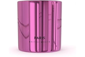 BRITISH BOUJIE Premium Scented Candle in Box - Rose and Sandalwood Luxurious Highly Scented Fragrance with Long Burn time - Large 280gm Natural Wax - Scented Candle Gifts for Women & Men (Paris)