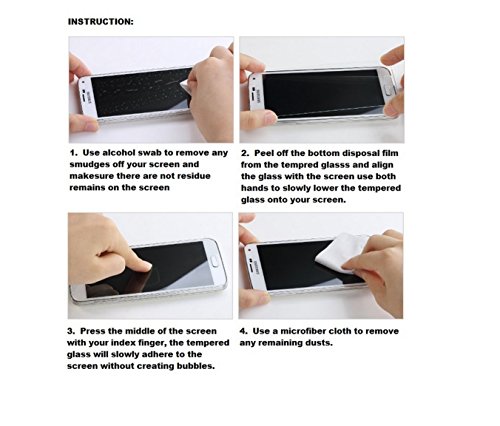 ELTD Samsung Galaxy Tab S2 8.0 Displayschutz, Glas Folie Schutzfolie Glas Panzerfolie Displayschutzfolie Für Samsung Galaxy Tab S2 T715N / T719 Klar Anti-Kratz Screen Protector Displayschutz – 9H Hardness aus - 4