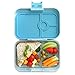 Produktbild Yumbox Panino M Lunchbox (mit 4 Fächern, Liberty Blue) - Brotdose mit Unterteilung | Bento Box mit Trennwand Einsatz | Brotbox für Kindergarten Kinder, Schule & Arbeit