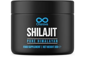 Charava Shilajit Resin 30g, Original Himalayan Shilajit - Premium Grade 100% Pure, Rich in Fulvic & Humic Acid, Minerals, Immune System & Vitality Booster, Vegan, Leading UK Brand