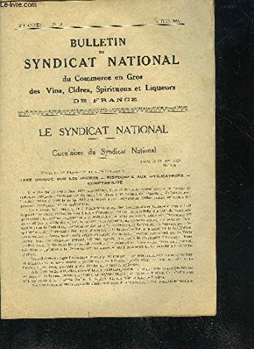 Download BULLETIN DU SYNDICAT NATIONAL DU COMMERCE EN GROS DES VINS CIDRES SPIRITUEUX ET LIQUEURS DE FRANCE N°11 31E ANNEE JUIN 1929 - Taxe unique sur les sucres ristourne aux utilisateurs comptabilité - impot sur le chiffre d'affaires taxe unique de 3% etc. Download BULLETIN DU SYNDICAT NATIONAL DU COMMERCE EN GROS DES VINS CIDRES SPIRITUEUX ET LIQUEURS DE FRANCE N°11 31E ANNEE JUIN 1929 - Taxe unique sur les sucres ristourne aux utilisateurs comptabilité - impot sur le chiffre d'affaires taxe unique de 3% etc.