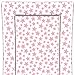 Linens Limited Stars Changing Mat, Pink/White