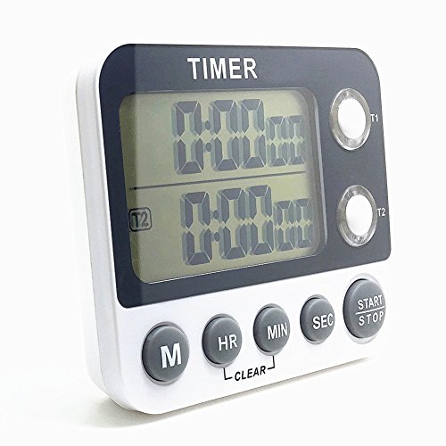 searon Digital Dual Line kanalgruppen blinkende LED-Countdown Timer für Lab Elektronische Küche Labor - 7