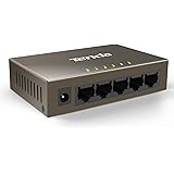 Tenda TEF1005D Switch Ethernet 5 Ports, Switch Rj45 10/100Mbps, Auto-négociation, Auto MDI/MDX, Plug and Play, Métal Switch R