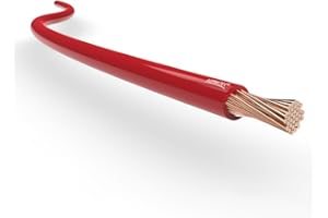 AUPROTEC Cavo Elettrico unipolare 1.5 mm² Filo Elettrico per Auto Moto autocarro 5m o 10m Selezione: (10m Metri 1.5 mm² Filo di Rame, Rosso)