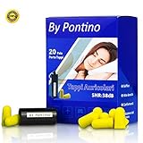 Bouchons d'Oreilles Pour Dormir 2 ème Génération 38 Db (20 Paires) Avec Porte Bouchons Inclus Antibruit Anti Ronflement Oreilles Insonorisés Accessoire Voyage Avion Train Pour Musiciens Studio