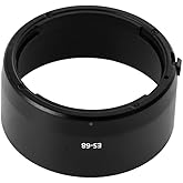 SHOPEE Branded Lens Hood, ES-68 Bayonet Mount LensHood Compatible with Canon EF 50mm F/1.8 STM Lens as L-HOODES68