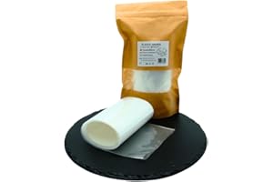 ALCOFERMBREW Sterildarm – Därme Kunstdarm Kunstdärme Kunststoffdärme für Aufschnitt Kunststoffhülle (Ø85mm/10mts - Transparent)