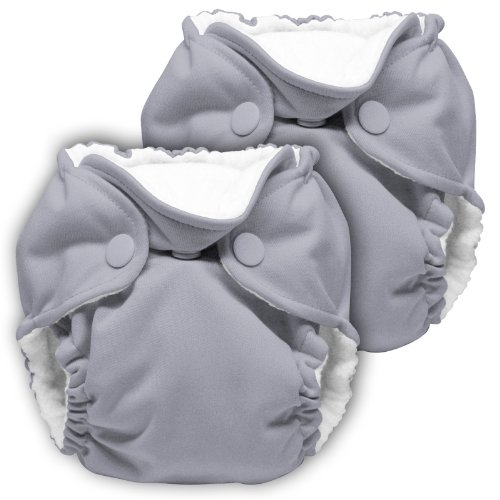 Lil Joey 2 Pack All-in-One Cloth Diaper, Platinum