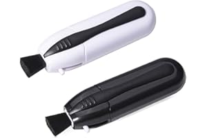 HMKAZM 2 In 1 Tragbarer Brillenreiniger, Peeps Brillenreiniger, Brillenreiniger Set Linsenreiniger für Brillen und Sonnenbrillen etc (2 Stück)