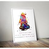 Harry Potter Inspirierter Druck, Dumbledore Poster A3 11.7 x 16.5 Zoll