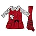 3x Character Kids Babies Tigger Set Long Sleeve Top Trousers Bottoms Socks Ankle Hello Kitty Red 12-18 Mnth