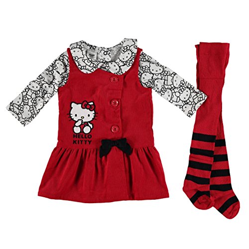 3x Character Kids Babies Tigger Set Long Sleeve Top Trousers Bottoms Socks Ankle Hello Kitty Red 12-18 Mnth