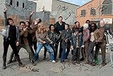 Foto autografiada por 14 miembros del reparto de The Walking Dead,, gran calidad,, tamaño A4