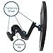 Back Seat Baby Car Mirror | #1 Stability | 1 Minute easy installation | 2016 Bracket Design | large black shatterproof | fix to rear headrest bar | multiple adjustability wide angle view