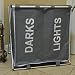 FunkyBuys® Large Folding Double Laundry Hamper Sorter, Grey