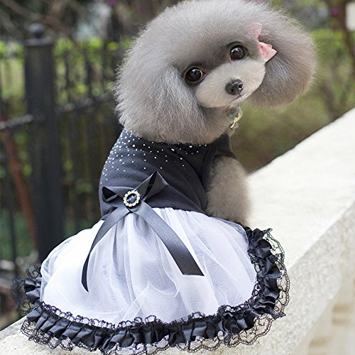 Pet-Dress-SymbolLife-Pet-Dog-Studded-Flickering-Lace-Princess-Wedding-Dress-Bowknot-Only-for-Small-Dogs