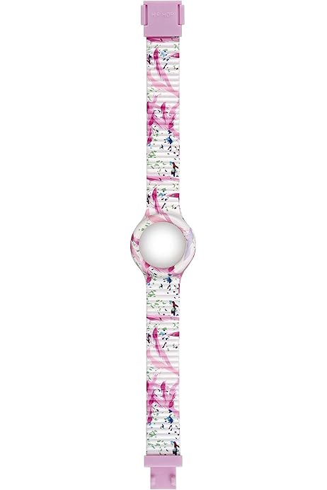 Cinturino Orologio Hip Hop In Silicone Rosa - Classico E Comodo, Modello HBU1106 - Foto 13
