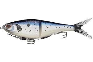 Berkley PowerBait Chop Block Glide bete | Firetiger | 119 g | 25 cm | Platt simning eller snabb chop | Attraktiv PowerBait | Mjuk glidebait | Krokfixering