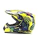 Produktbild GTYW Cross Country Enduro Sport Cruiser Helm Vierrad Mountainbike Cross Country Helm Fahrradhelm City Roller Neueste Sicherheitsstandards ECE,Yellow-M=56-57CM