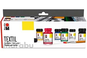 Marabu Textil Fabric Paint Starter Set (6x15ml)
