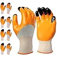 ProKut Multi Purpose Polyester with Black Latex Crinkle Coating Glove | Safety Gloves for Men Industrial | Hand Safety gloves | Pack Of 1 Pair from SR Traders