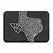 Produktbild tianjianzulinyouxiangongsi Texas with Counties Non-Slip Indoor/Outdoor Door Mat Rug for Health and Wellness Kitchen Hallway Bath Office Entrance Rug 23.6"x 15.7"