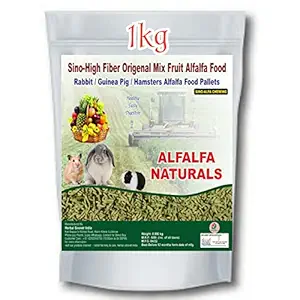 Herbal Sinovet India Alfalfa Rabbit Food pellets, FSSAI, ISO(9001-2015), Certified (1kg)