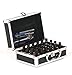 Urbanity Nail Polish Bottle Varnish Beauty Cosmetic Makeup Vanity Carry Case Briefcase Box Black