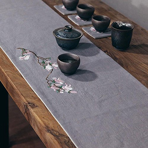 Preisvergleich Produktbild GGCCX Tischläufer Ma Buri-Tischläufer Gray 100X30