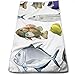 Produktbild Type of Pacific Fish with Mackerel Salmon Multi-Purpose Microfiber Towel Ultra Compact Super Absorbent and Fast Drying Sports Towel Travel Towel Beach Towel Perfect for Camping, Gym, Swimming.