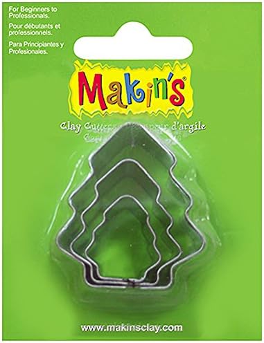 Kars Christmas Tree Shaped Cutters Polymer Clay Pmc Marzipan Fondant Icing