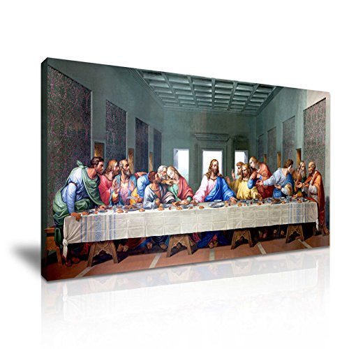 YES ART Lienzo Decorativo con diseño de Jesús Cristiano, 82 x 41 cm