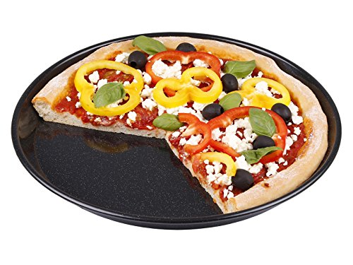 chg 3461-66 Pizzablech amerikanisch, rund "Emaille", Maße circa 32 x 3 cm