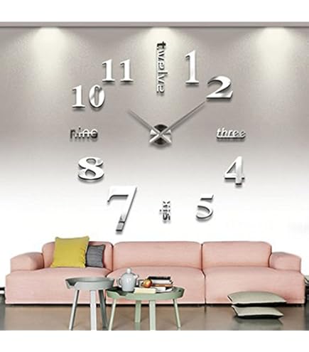 Orologio Da Parete Moderno Adesivo - Design Elegante E Silenzioso, Facile Da Montare Per Soggiorno, Cucina O Ufficio - Foto 11