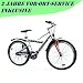 Produktbild MIFA Mountainbike 26 Zoll Alu 7 Gang Nexus RH 43 cm Fahrrad orange mit StVZO Ausstattung für Jugendliche und Erwachsene