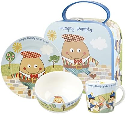 Little Rhymes Humpty Dumpty Breakfast Set, Multi-Colour, 3-Piece