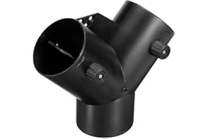 QOXEZY Lufterhitzer Diesel Standheizung Zubehör 75mm Dreiwege-Luftauslass Typ Y Zubehör Rohrbogen Für Dreiwege-Lufterhitzer Aus Flammwidrigem mit Reglerklappenventil für Heizung