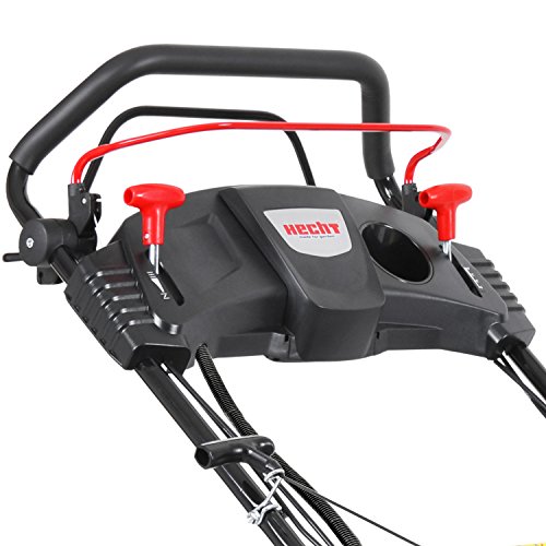 HECHT Benzin-Rasenmäher 5564 SXE Benzin-Mäher + Elektro-Start Funktion (Schnittbreite 56 cm, 70 Liter Fangkorbvolumen, 7-fache Schnitthöhenverstellung 25-75 mm, Radantrieb und Elektro-Start-Funktion) - 4