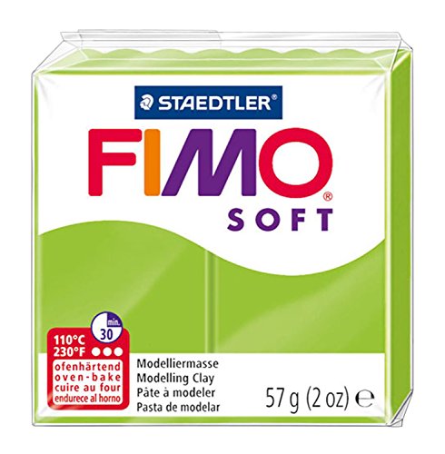 Preisvergleich Produktbild Staedtler 8020-50 - Fimo Soft Normalblock, Modelliermasse, 57 g, apfelgrün
