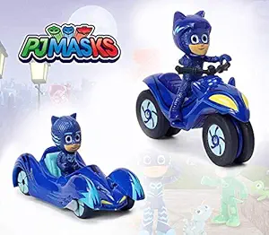 Pj Masks Diecast Twin Pack Toy Vehicle Playset for Kids, 7 cm - Blue