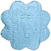 Wallaboo Baby Blanket Nore - 85 x 85 cm, Soft Blue