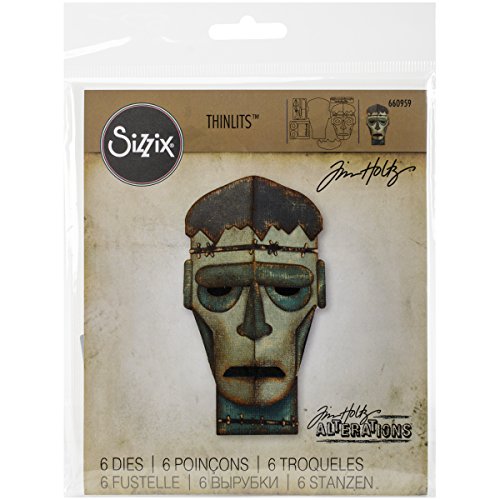 Sizzix Thinlits Dies 6/Pkg By Tim Holtz-Monster
