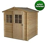 holzhütte auf rädern Schiebetür (Fenster aus Plexiglas)