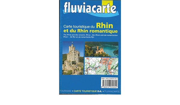 Amazon Fr Carte Touristique Du Rhin Et Du Rhin Romantique Editions De L Ecluse Livres