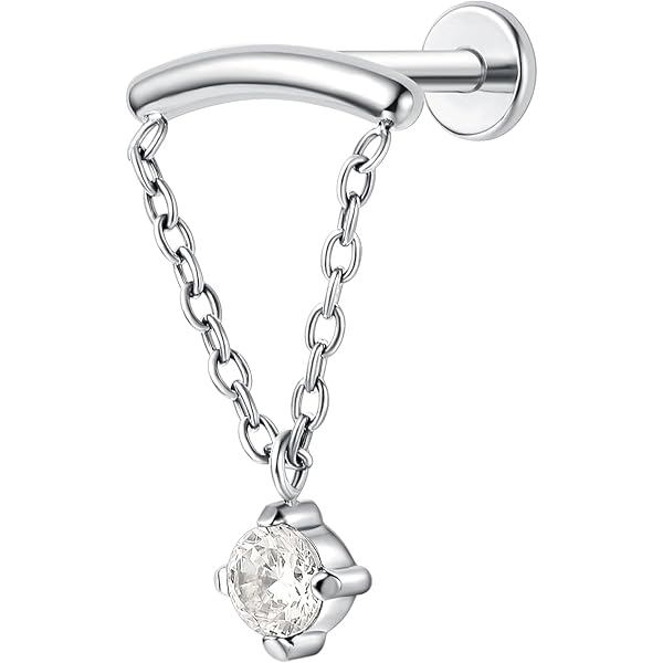 Piercing In Titanio Limerencia 18G - Per Labbra, Naso, Cartilagine, Con 3 Misure Di Barra